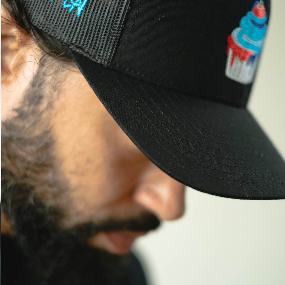 Cupcake trucker hat